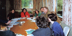 [staff at planning session]